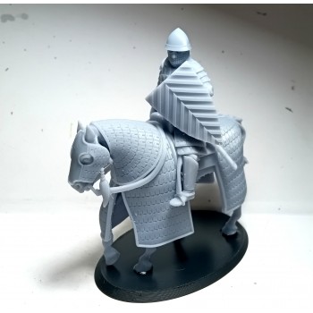 1/32 Byzantine Imperial Guard Knight Mounted on Horse 